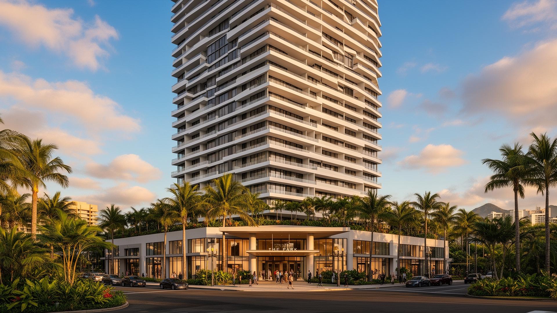 The Park at Ward Village tower at 333 Ward Avenue, Kakaʻako, Honolulu